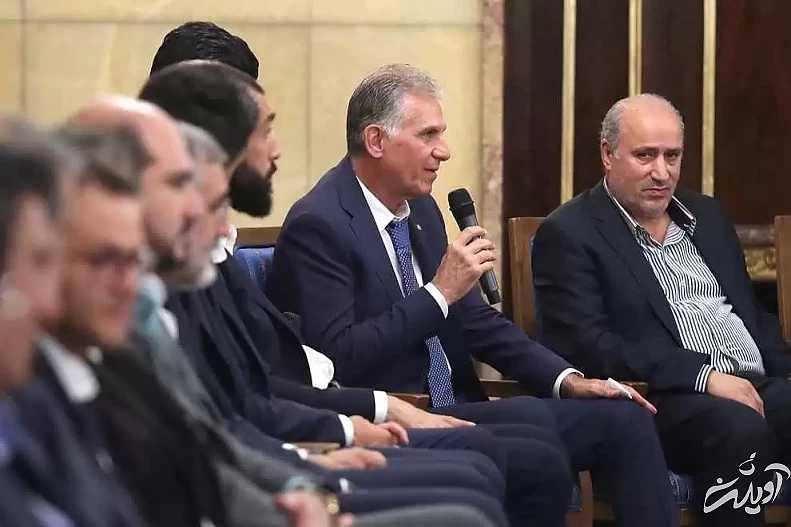 تصاویر - بدرقه ملی پوشان فوتبال با حضور رئیسی